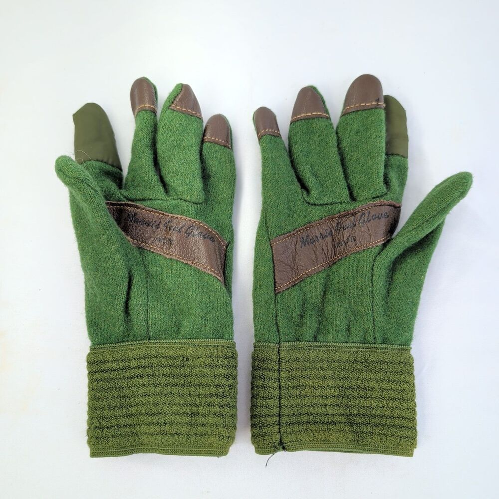Vintage MORRIS FEEL Morrisville VT Trigger Finger Hunting Shooting Gloves
